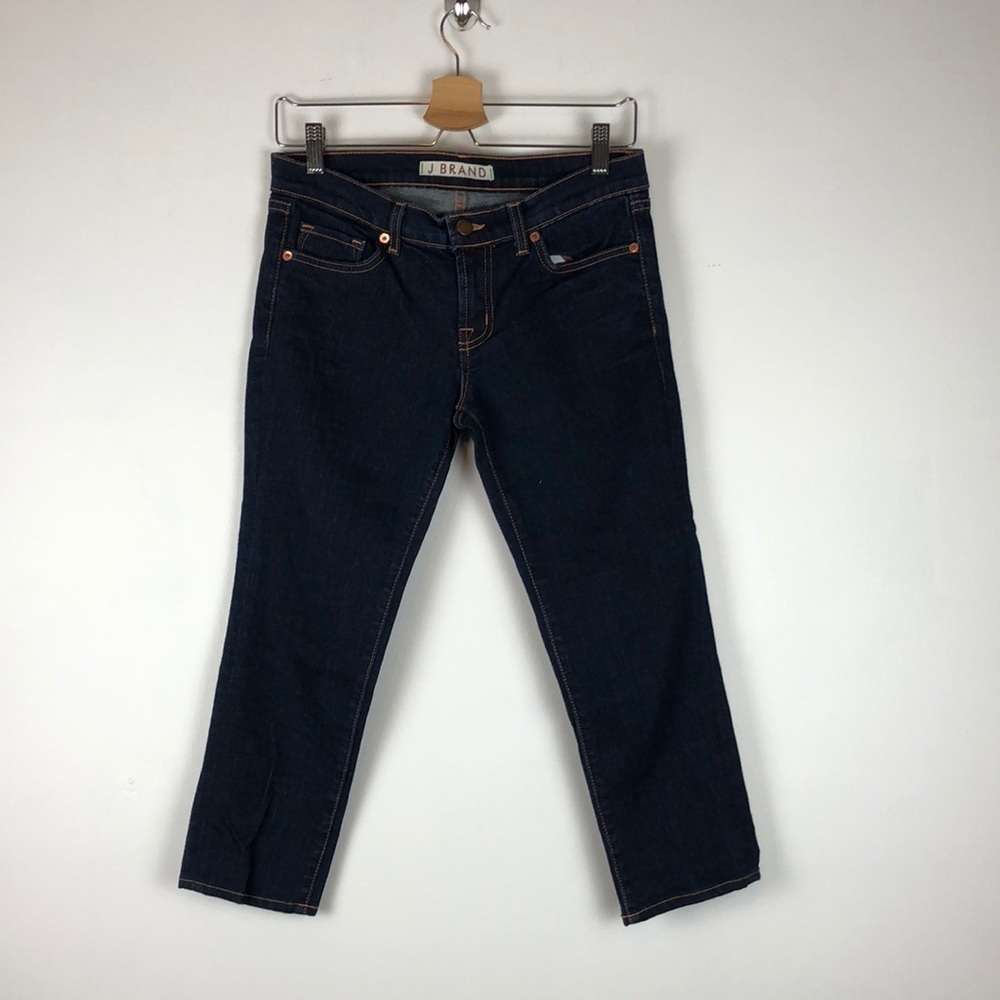 J Brand 935 Ink cropped 5 pocket blue jeans Sz 27